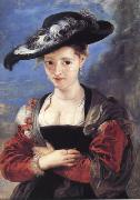 Peter Paul Rubens Susanna Fourment or Le Cbapeau de Paille (mk01) oil painting artist